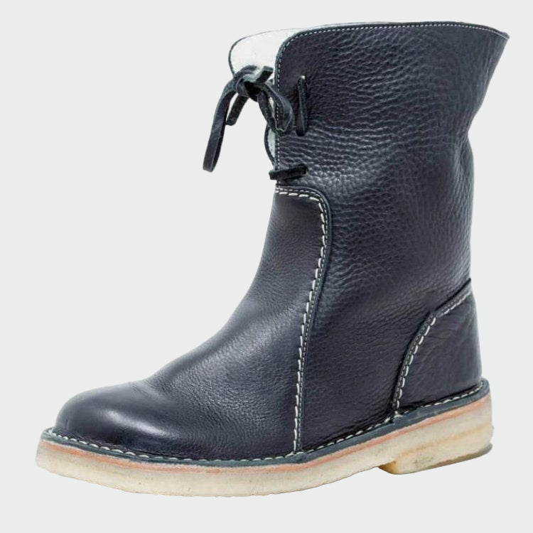 Aveen - Chic Beige Ankle Boots