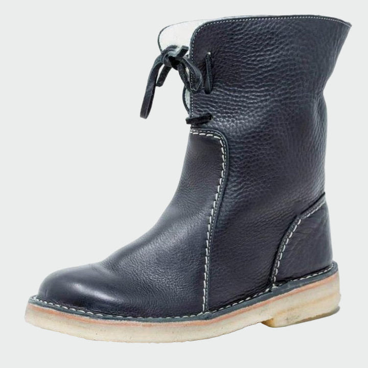 Aveen - Chic Beige Ankle Boots