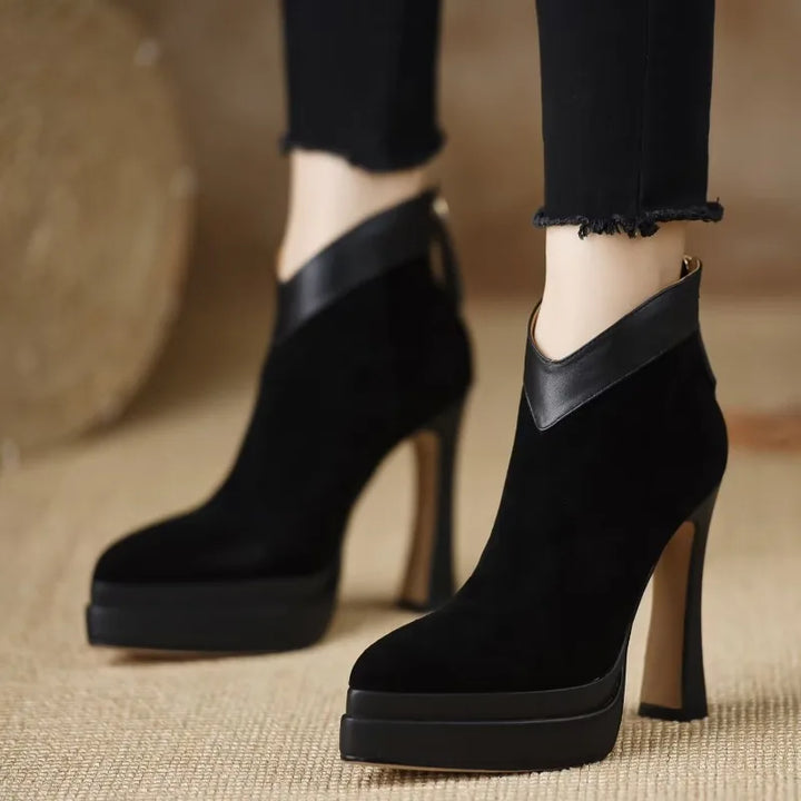 Aifric - Block Heel Ankle Boots