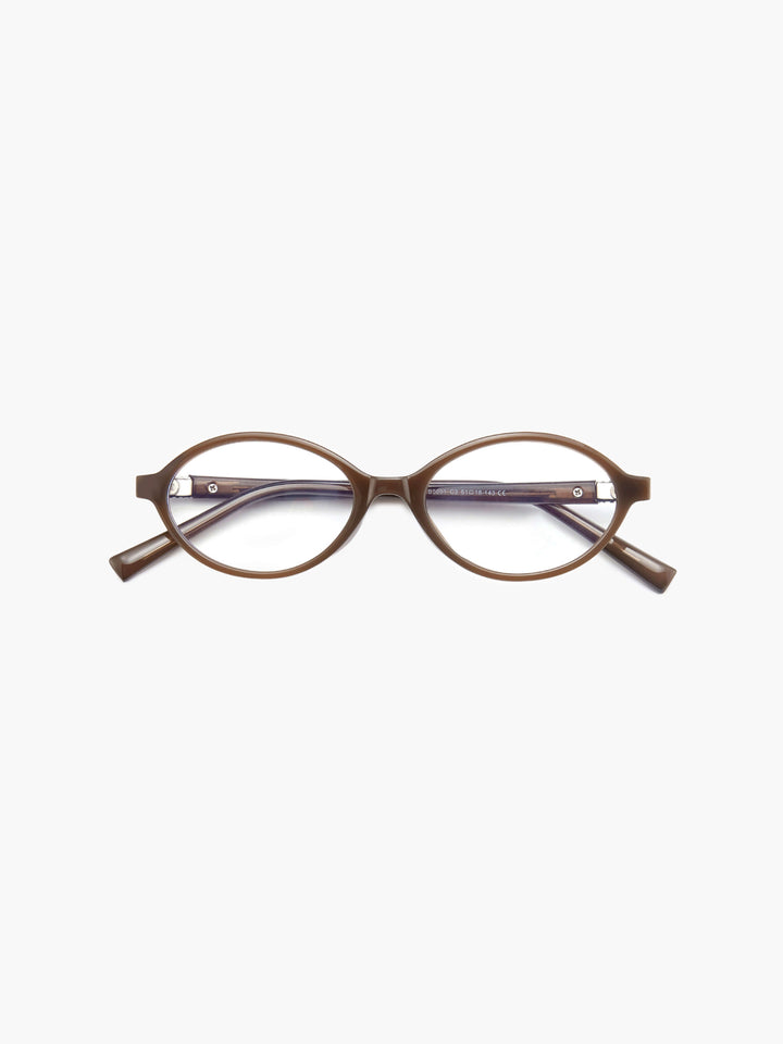Doireann - Retro Oval Eyeglasses