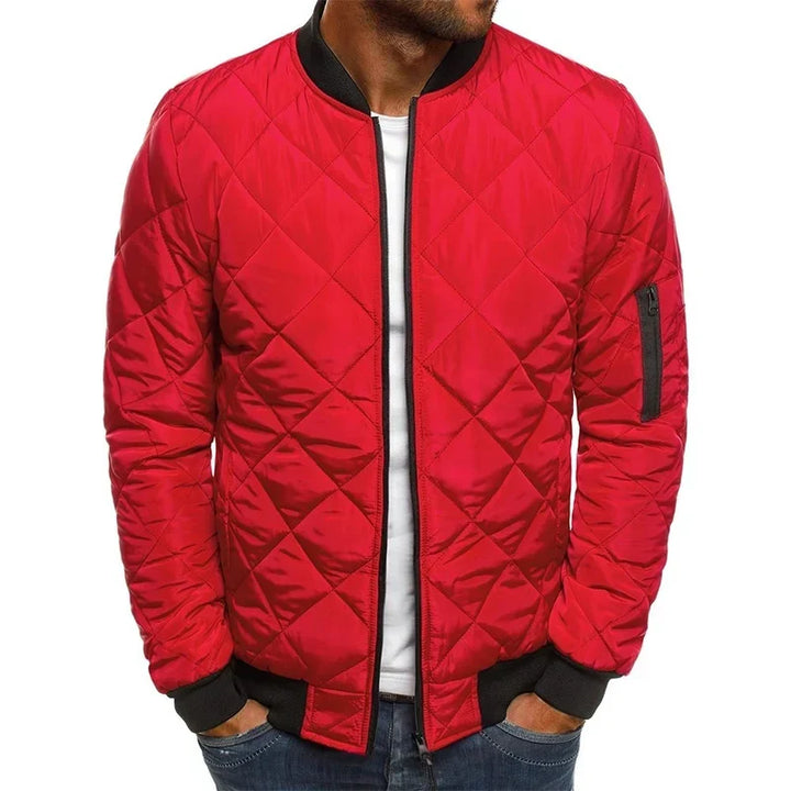 Ruairí - Diamond-Patterned Coat