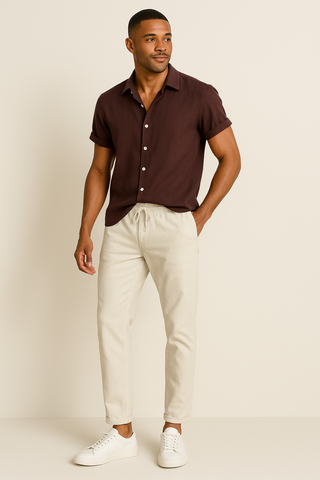 Seán - Coordinated Shirt and Pants Ensemble
