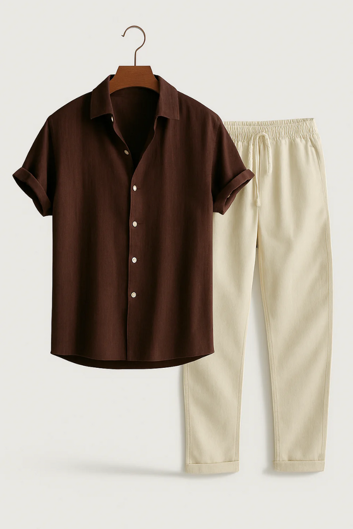 Seán - Coordinated Shirt and Pants Ensemble