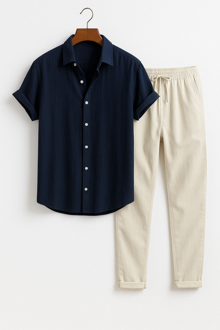 Seán - Coordinated Shirt and Pants Ensemble