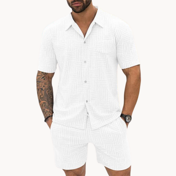 Cian - Coordinated Shirt and Shorts Ensemble