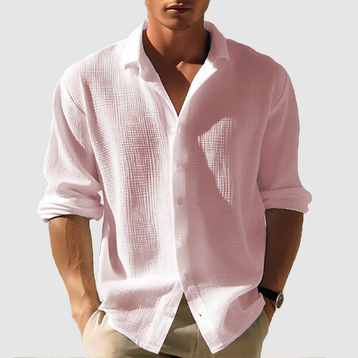 Cian - Stylish Curved Hem Shirt