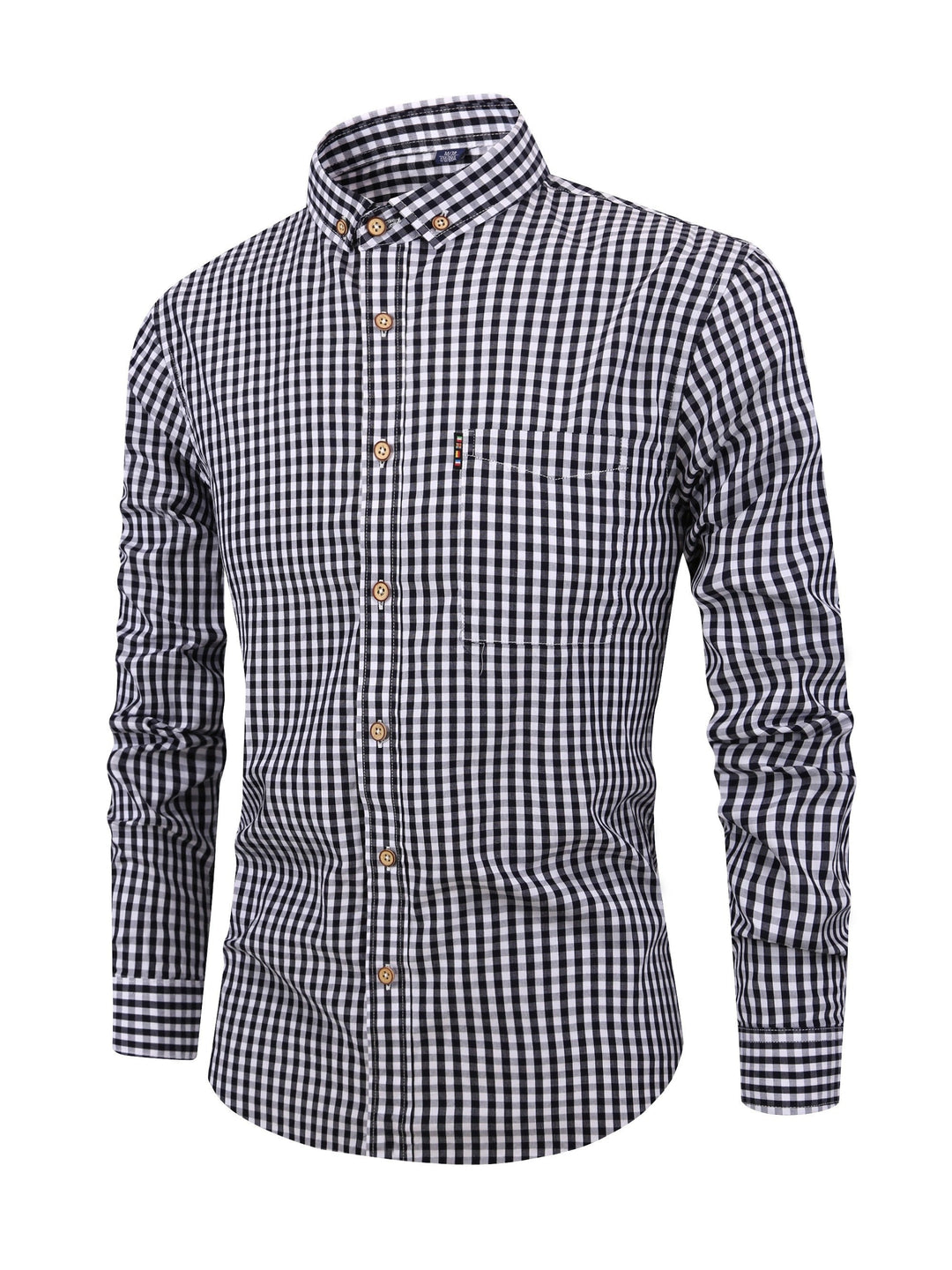 Aidan - Cozy Checkered Button-Up