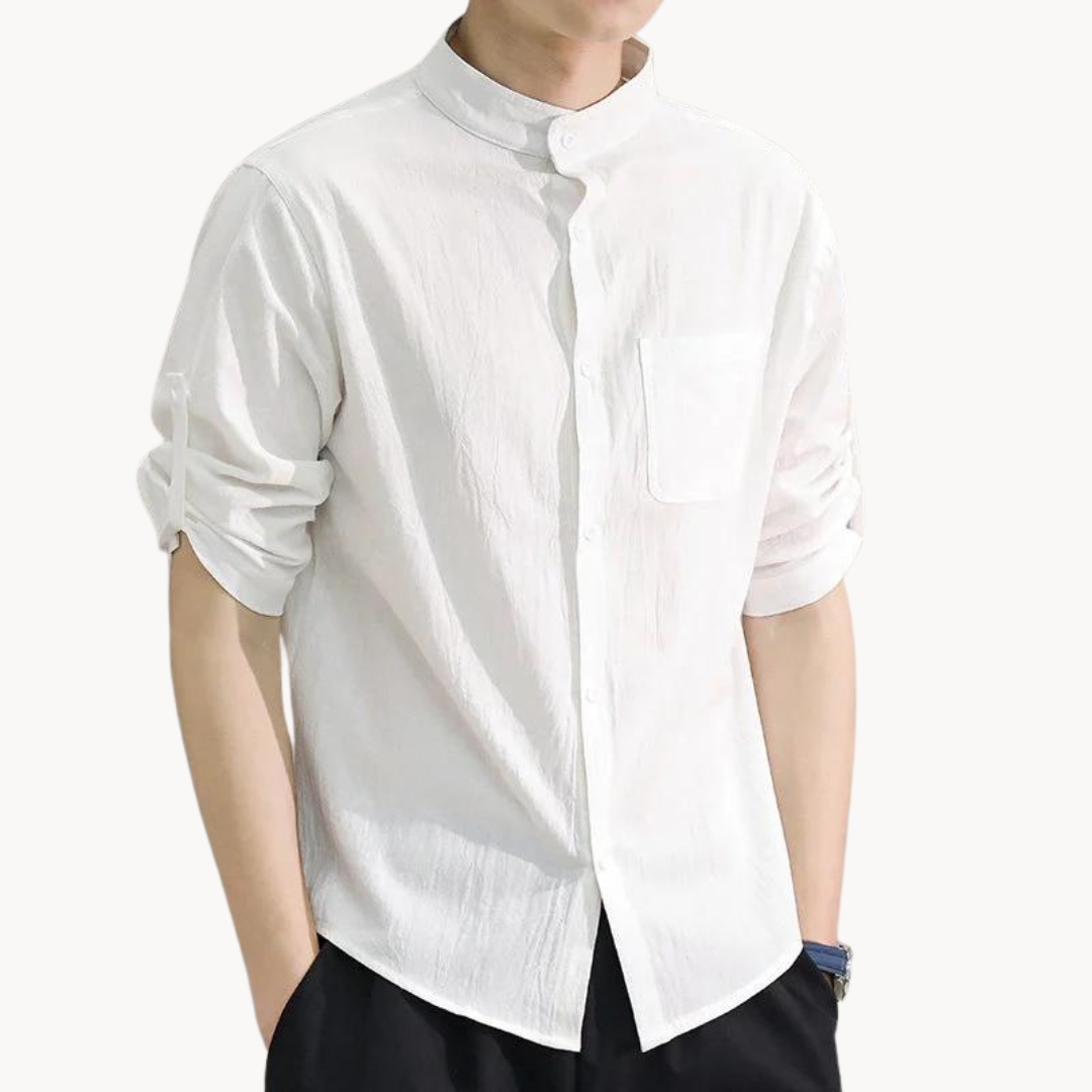 Seán - Mandarin Collar Shirt