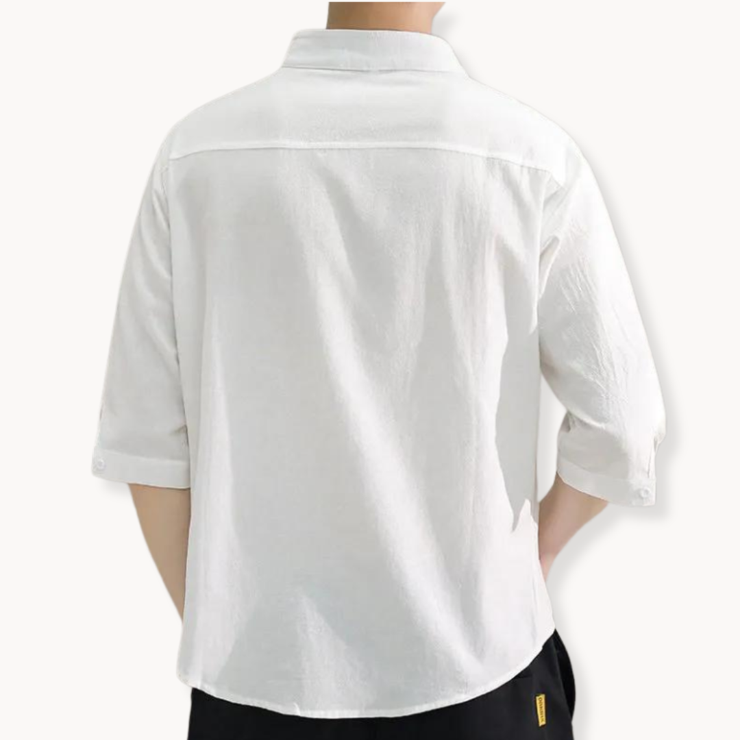 Seán - Mandarin Collar Shirt