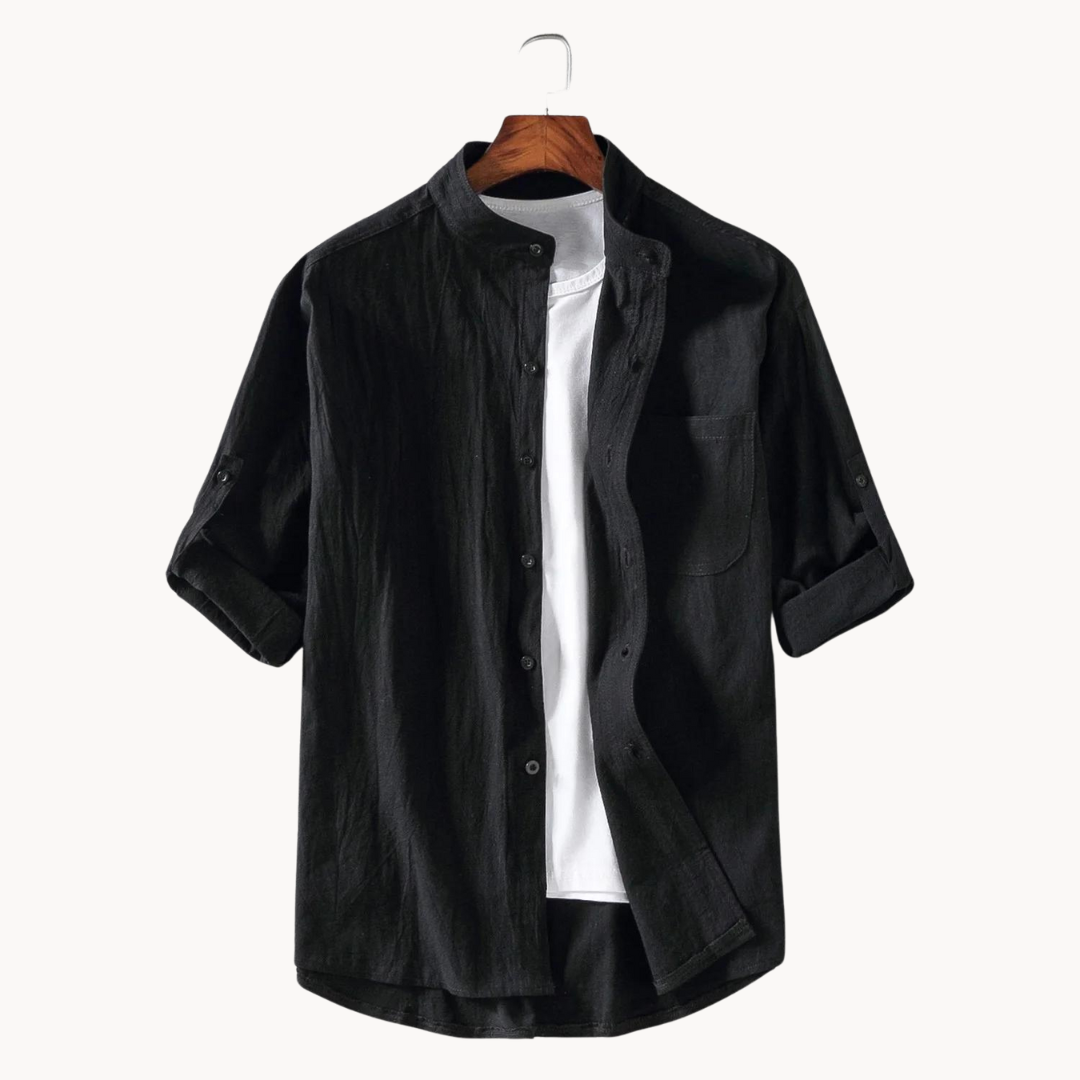 Seán - Mandarin Collar Shirt