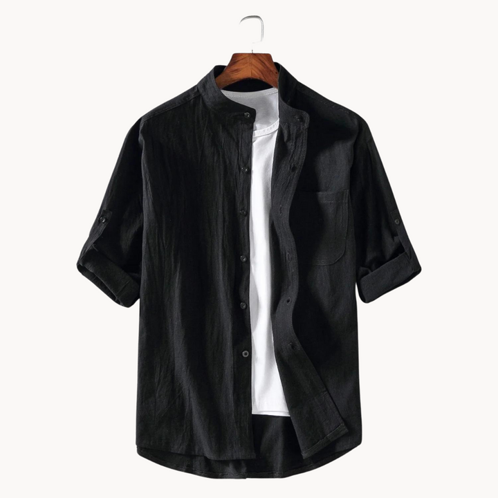 Seán - Mandarin Collar Shirt