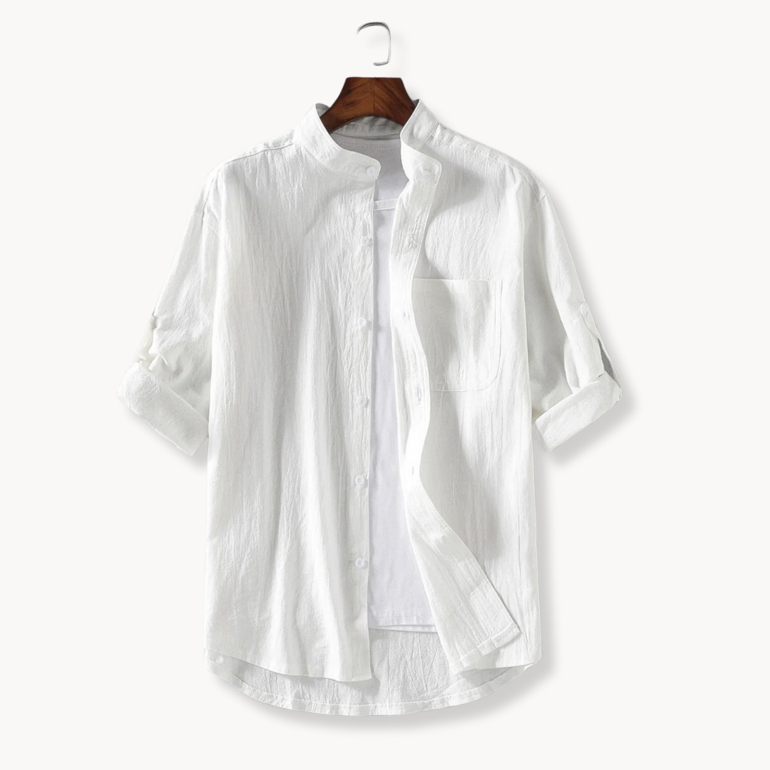 Seán - Mandarin Collar Shirt