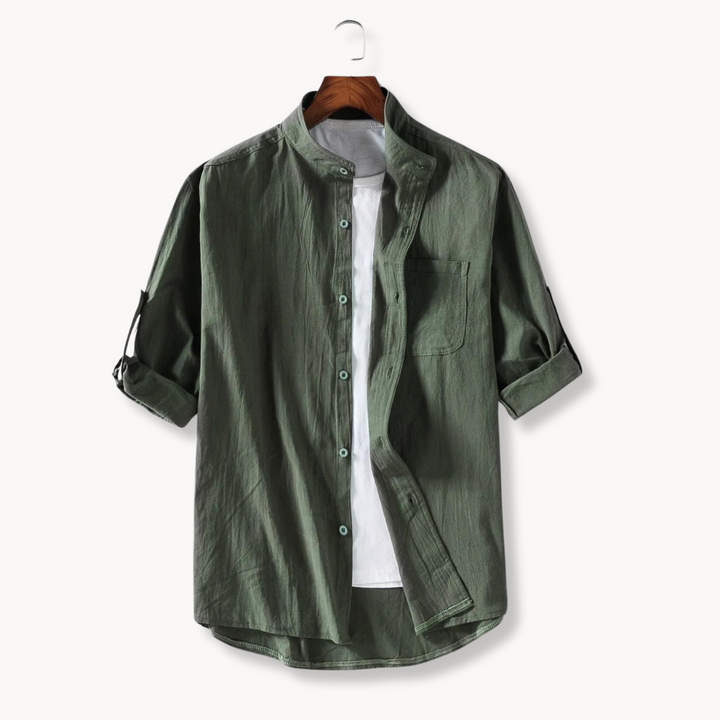 Seán - Mandarin Collar Shirt