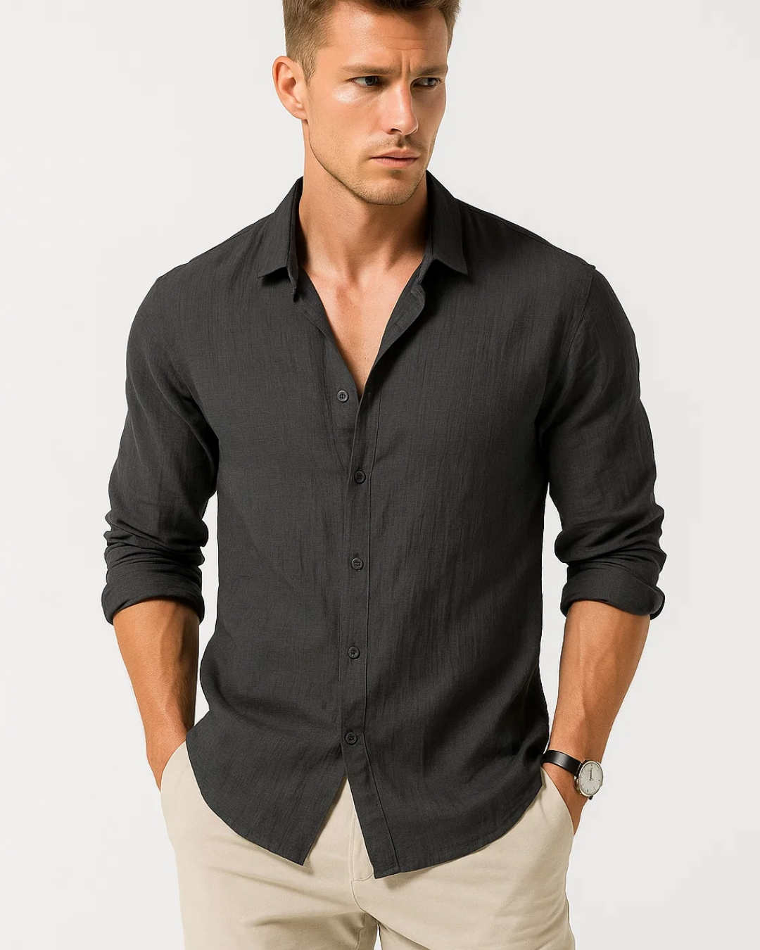 Pádraig - Stylish Collared Shirt