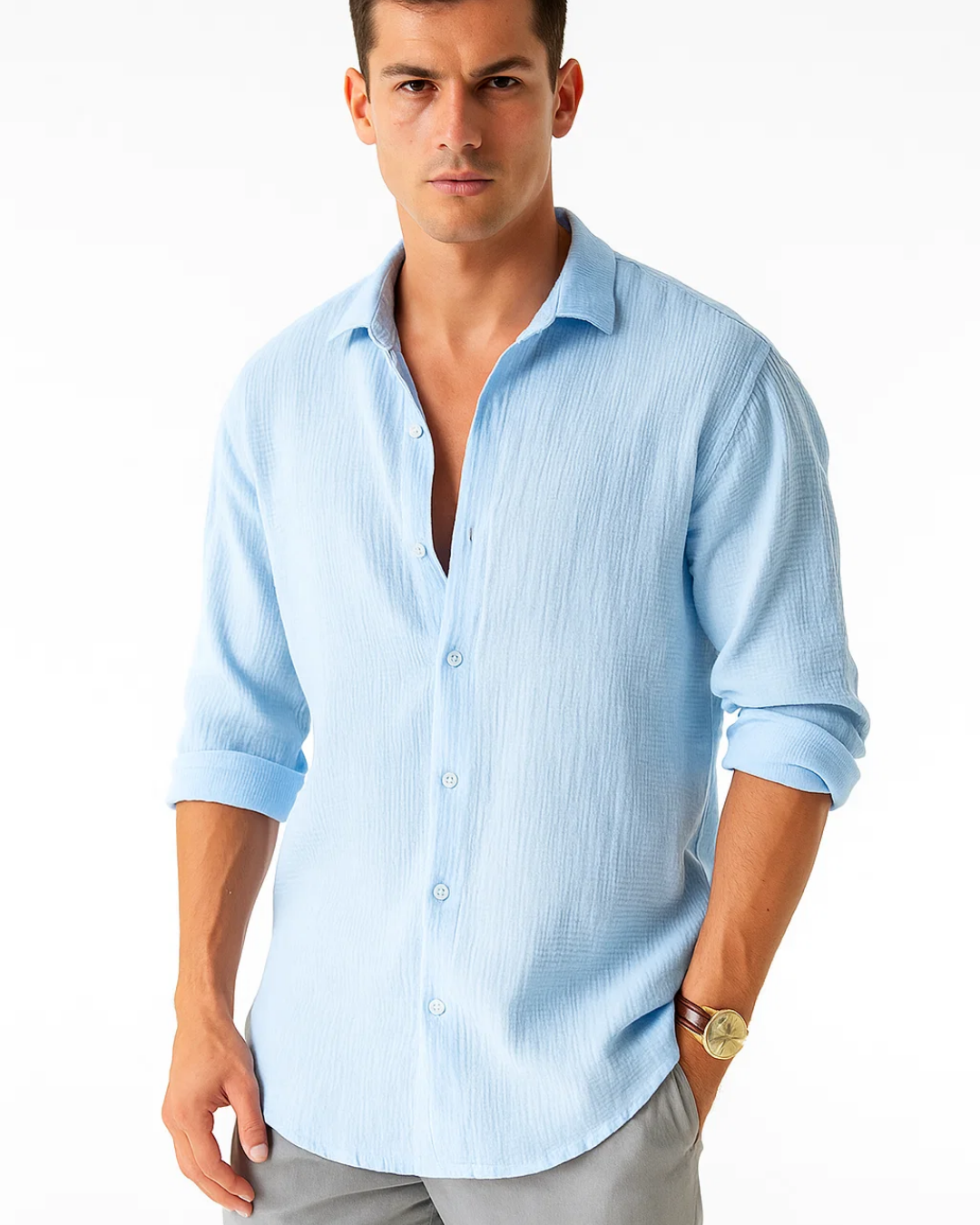 Pádraig - Stylish Collared Shirt