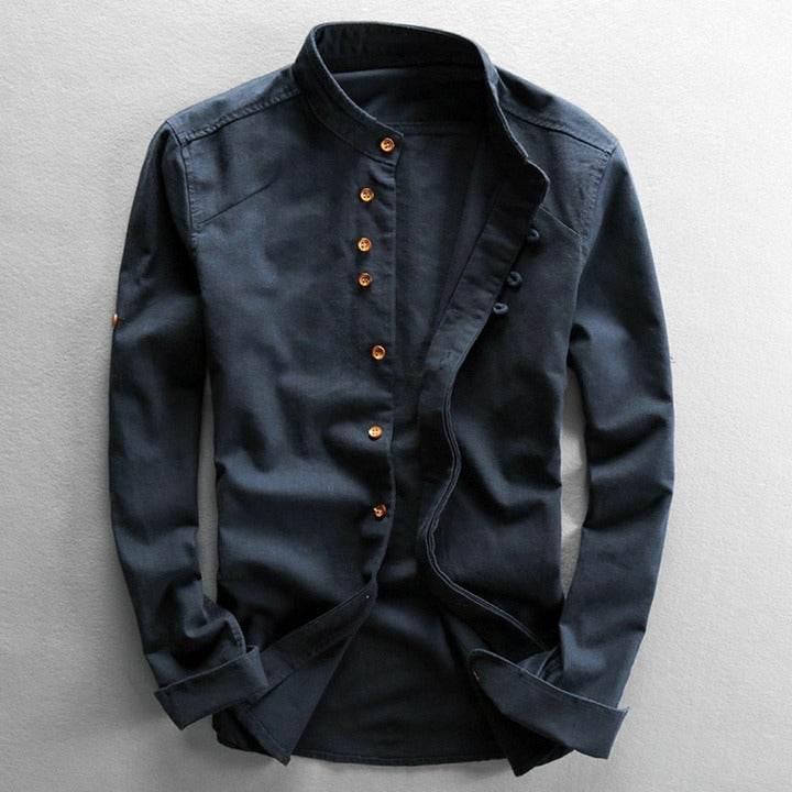 Tadhg - Elevated Neckline Shirt