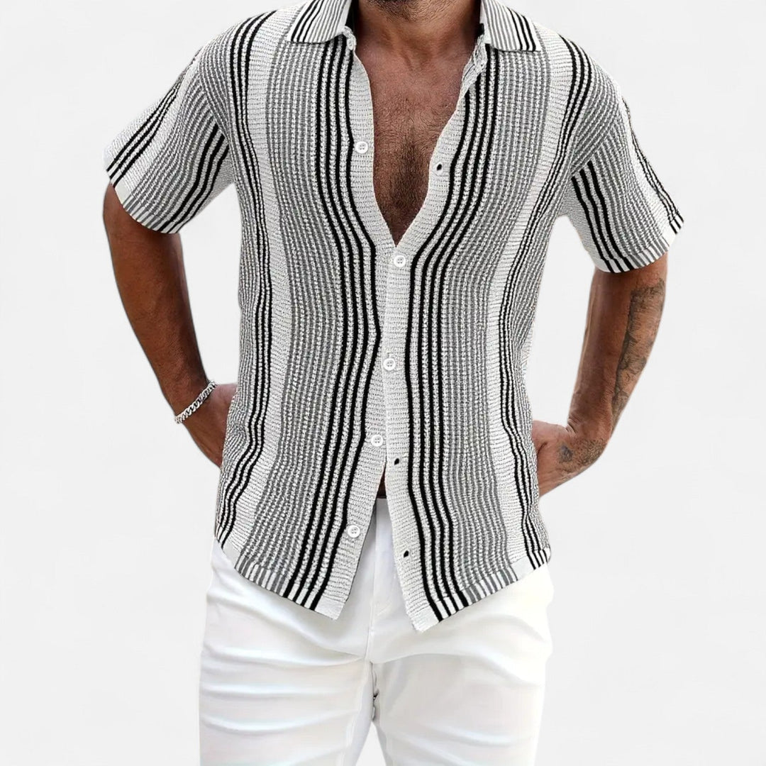 Cian - Breezy Striped Shirt
