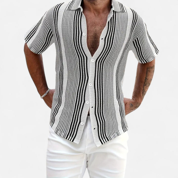 Cian - Breezy Striped Shirt