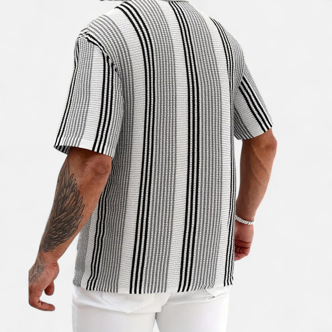Cian - Breezy Striped Shirt