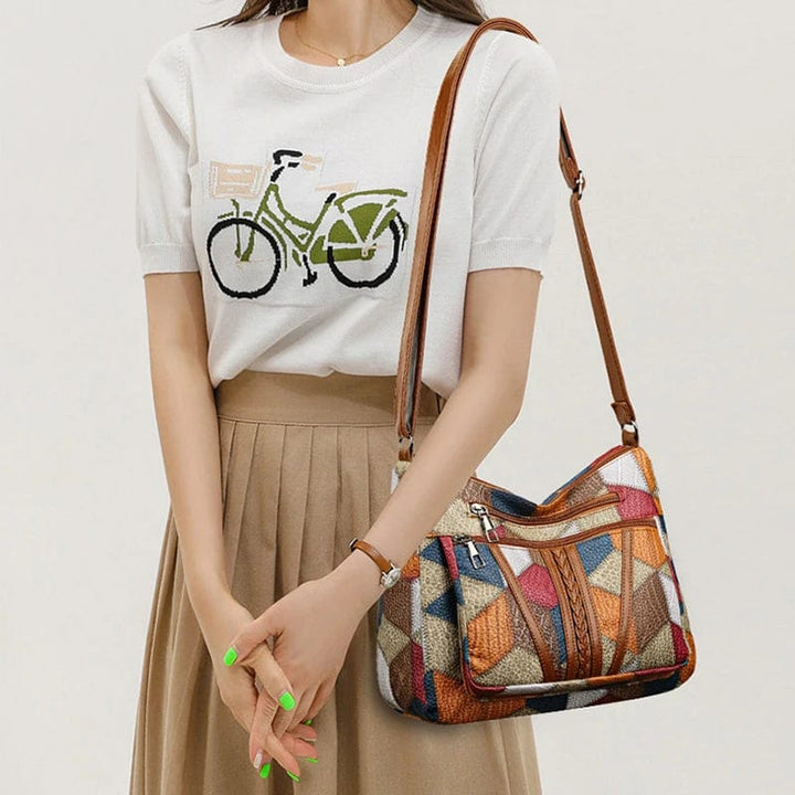 Maeve - Chic Mosaic Handbag