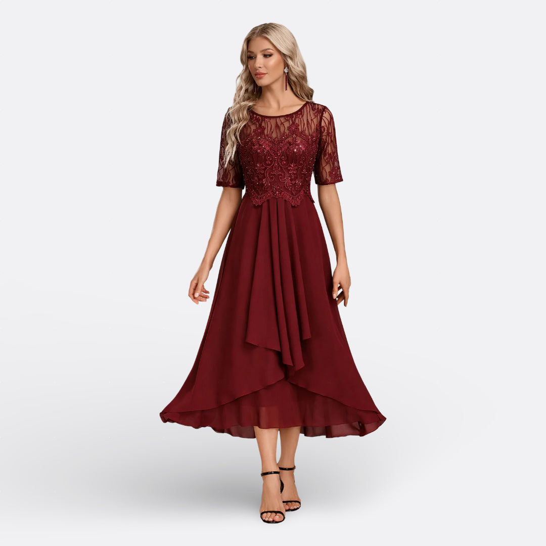 Rita - Elegant Blue Gown