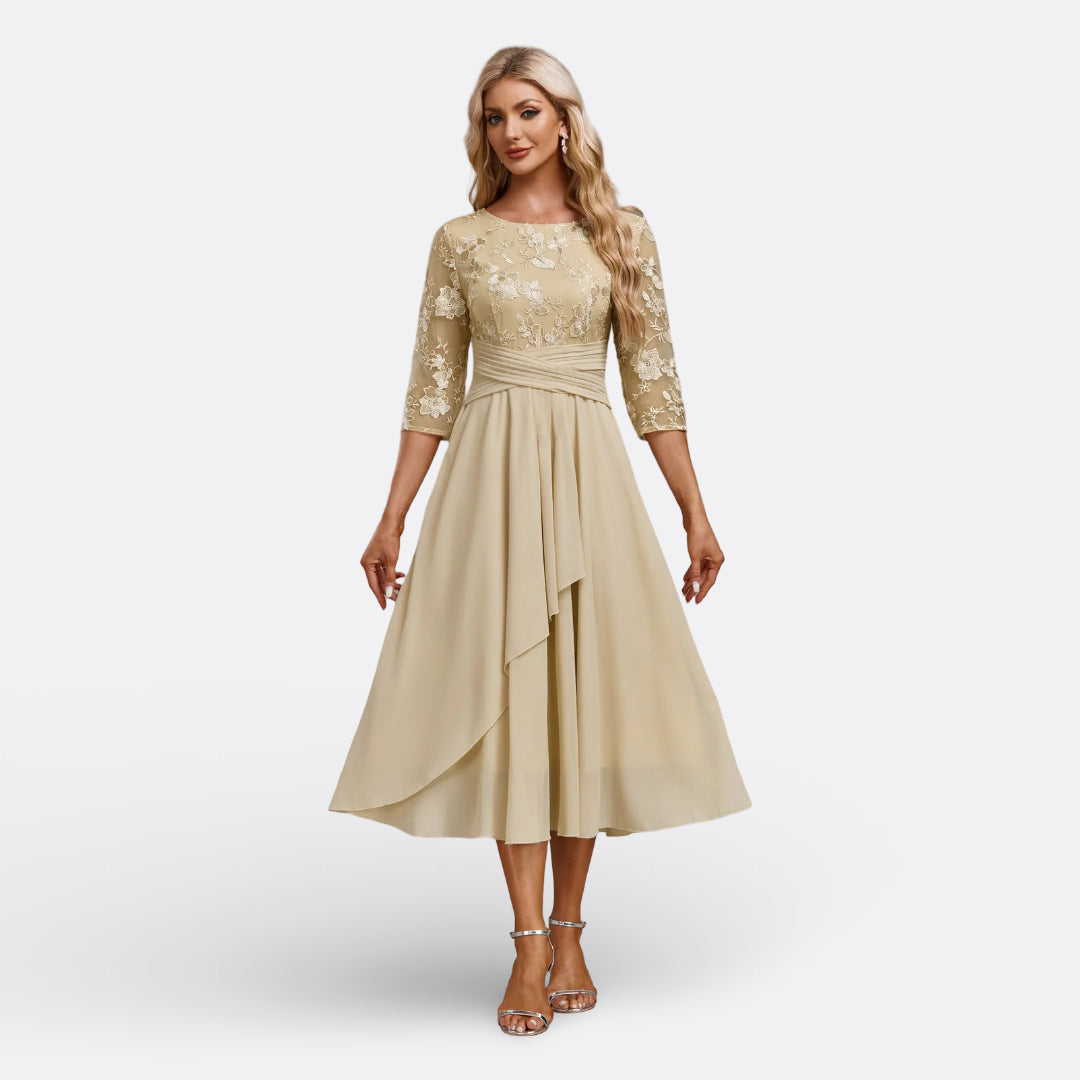 Rita - Elegant Blue Gown