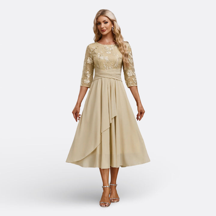 Rita - Elegant Blue Gown