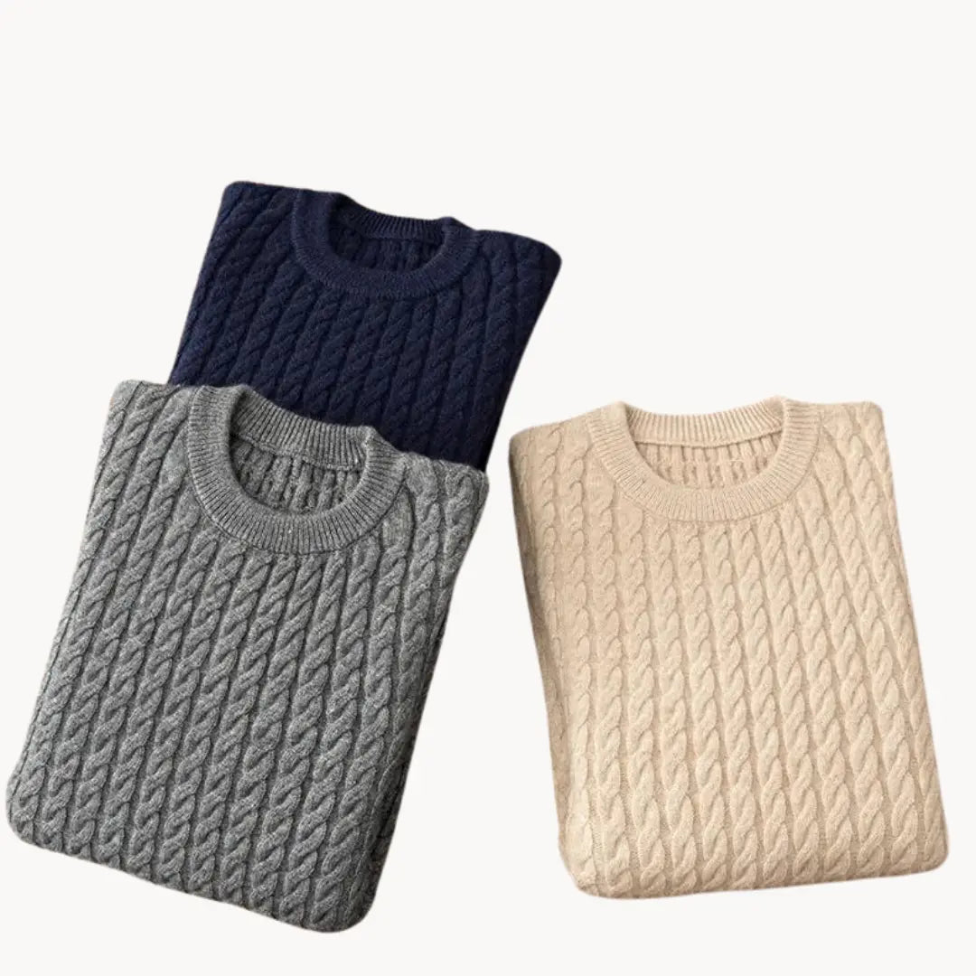 Cian - Classic Round Neck Sweater