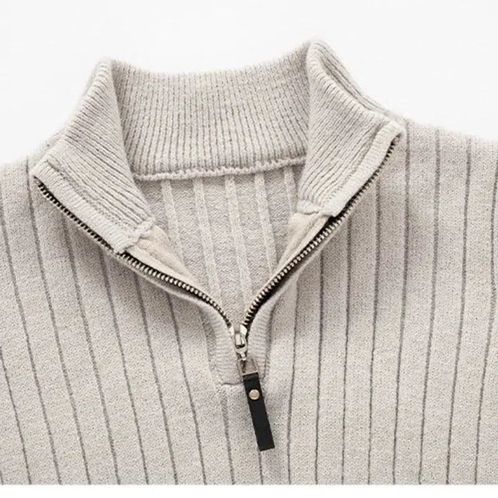 Tadhg - Chic Half-Zip Sweater