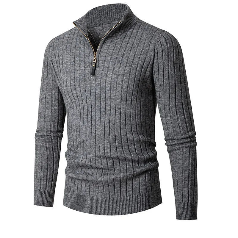 Tadhg - Chic Half-Zip Sweater