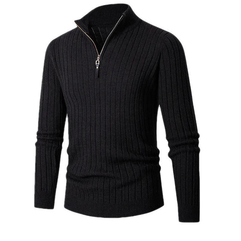 Tadhg - Chic Half-Zip Sweater