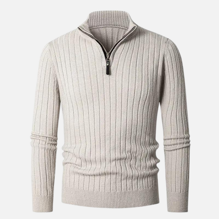 Tadhg - Chic Half-Zip Sweater