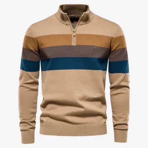 Cian - Chic Striped Sweater