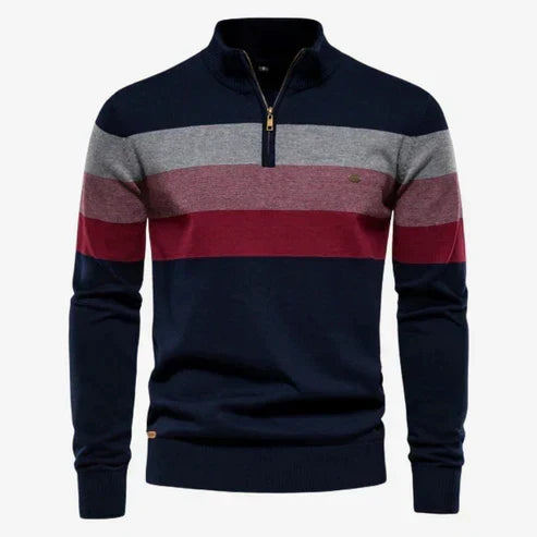 Cian - Chic Striped Sweater