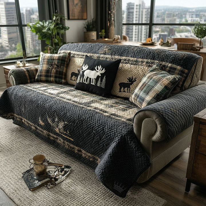 Timberline Haven Quilted Sofa Protector