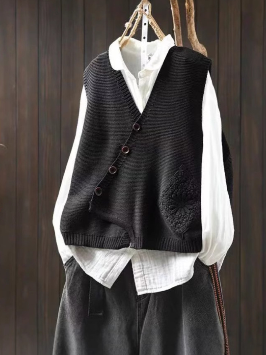 Maeve - Off-Center Cardigan