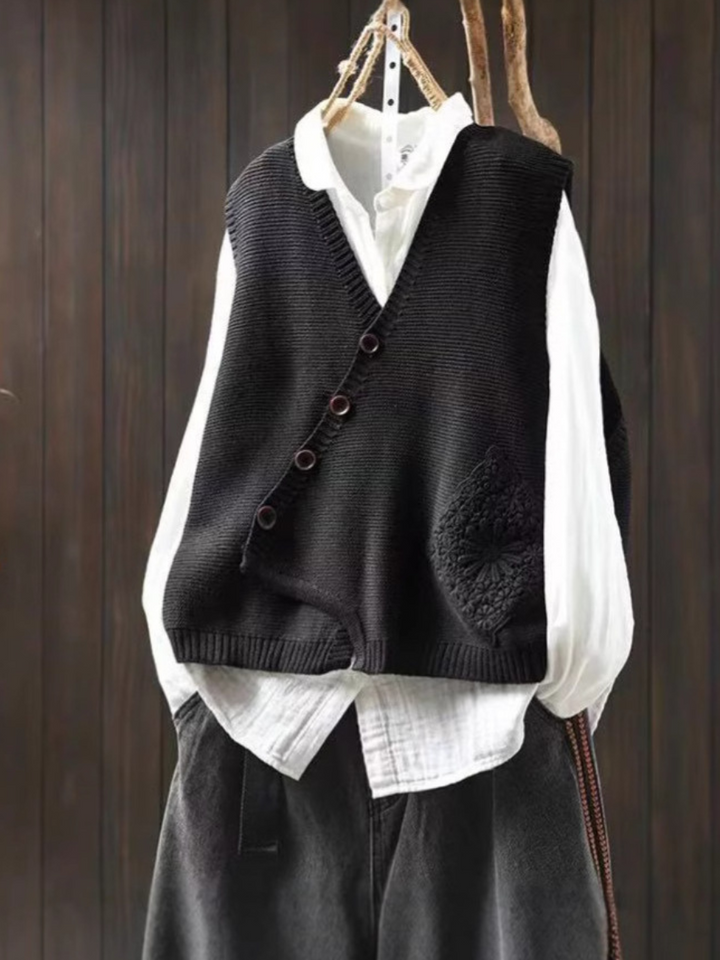 Maeve - Off-Center Cardigan