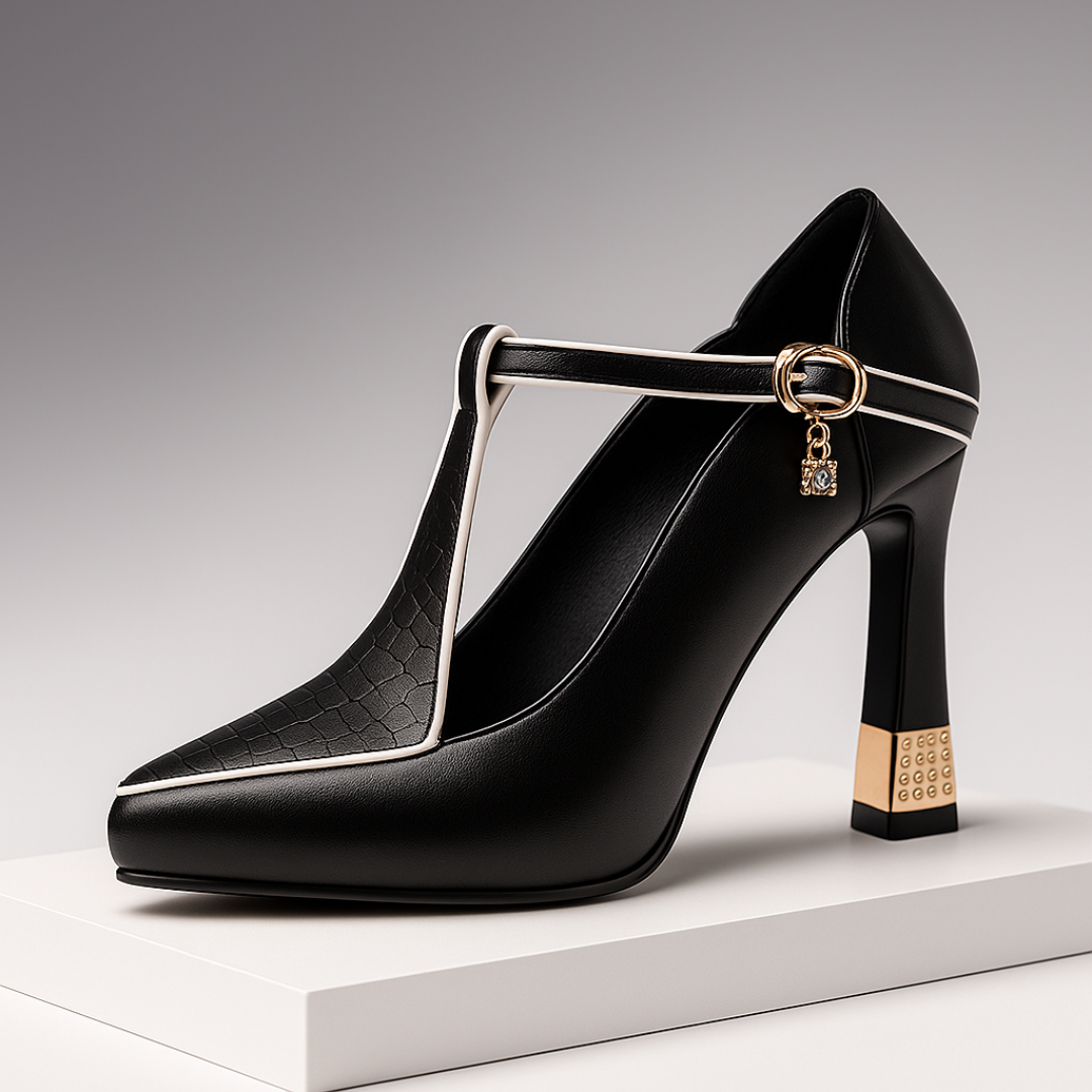 Medbh - T-Strap High Heels