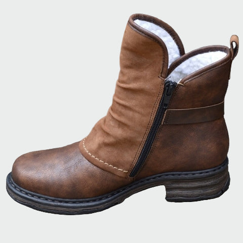 Clodagh - Chocolate Brown Winter Boots