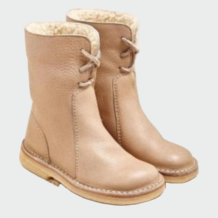 Aveen - Chic Beige Ankle Boots