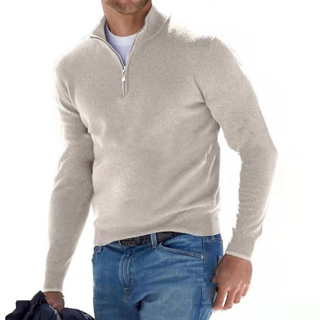 Cian - Chic Zip-Up Sweater