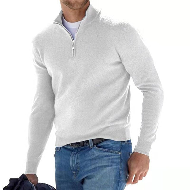 Cian - Chic Zip-Up Sweater