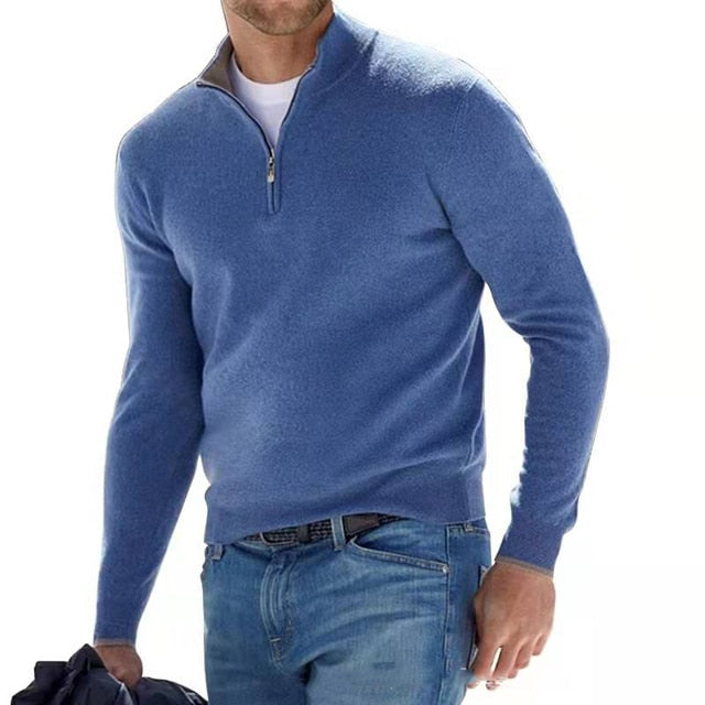 Cian - Chic Zip-Up Sweater