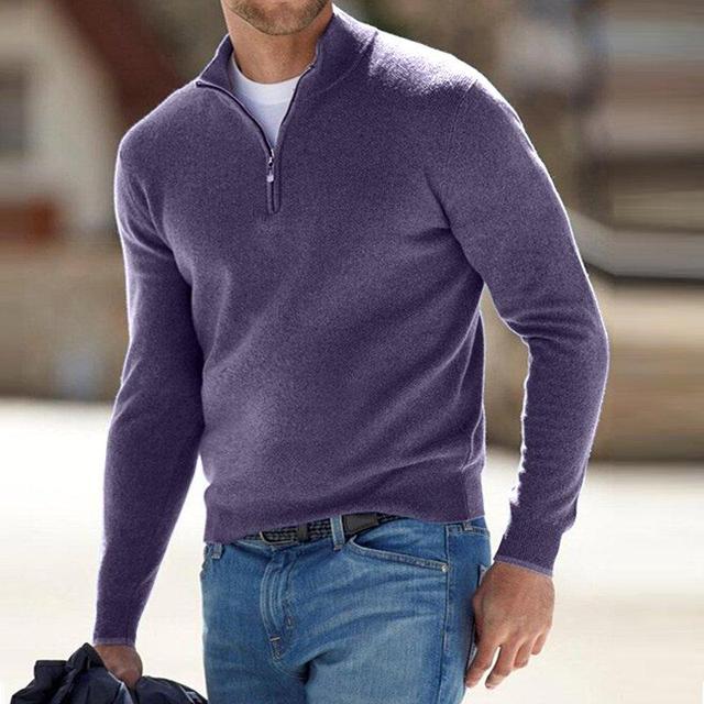 Cian - Chic Zip-Up Sweater