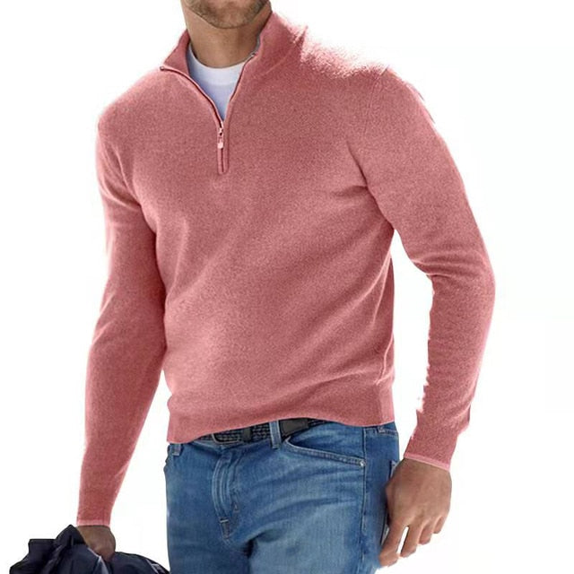 Cian - Chic Zip-Up Sweater
