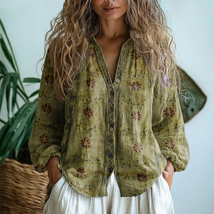 Sorcha - Elegant Floral Top