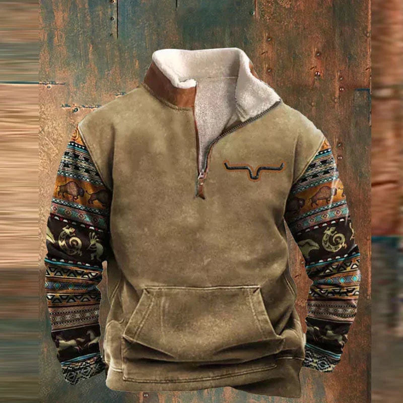 Tadhg - Chic Zip-Up Sweater