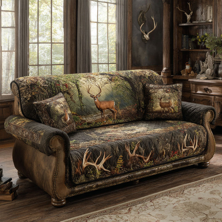 Wilderness Stalker Quilted Sofa Protector