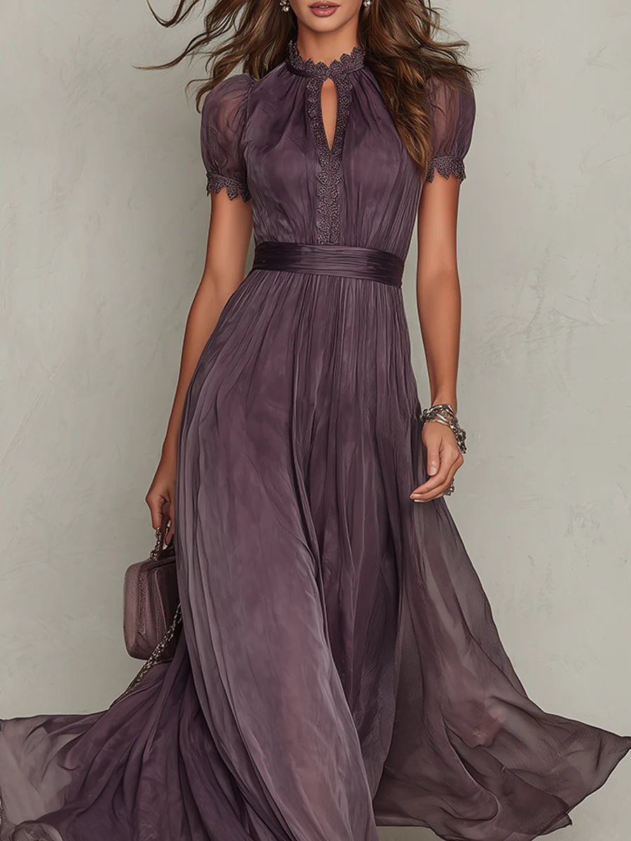 Fionnuala - Long Dress in Opulent Fabric