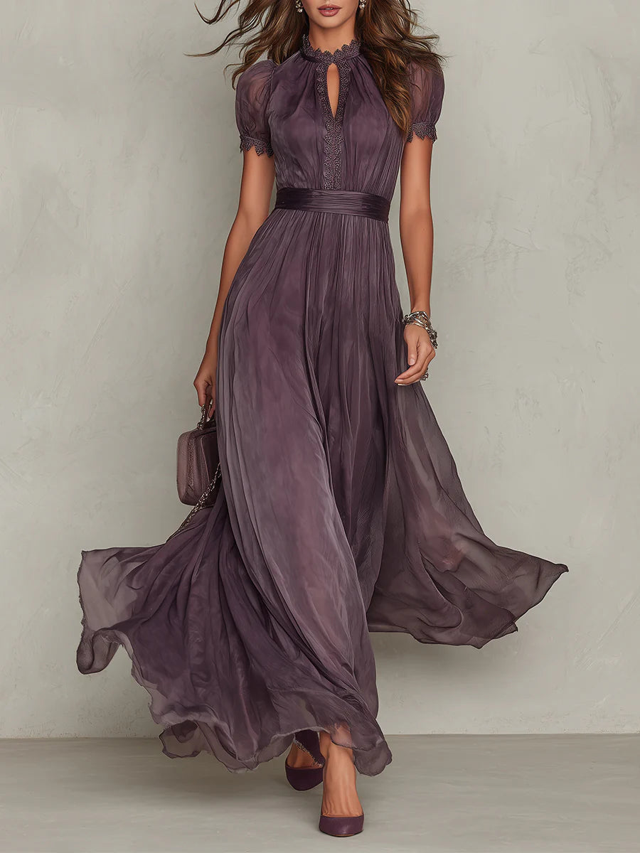 Fionnuala - Long Dress in Opulent Fabric